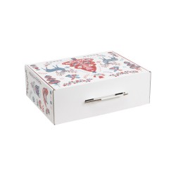 Valisette rectangulaire carton Scandinave 25x19x10