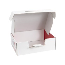 Valisettes rectangulaire carton Scandinave 32,7x21x11,5