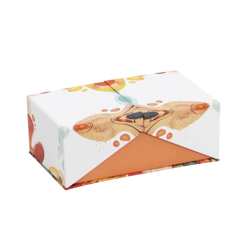 Boite double ouverture carton Color 16,2x9,7x6