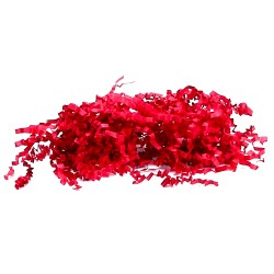 Frisure de calage plissee rouge fonce par 10kg