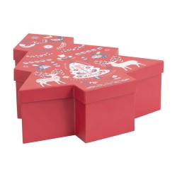 Coffret sapin carton Scandinave 36,4x32,4x10,5