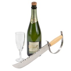 Sabre a champagne manche bois 43x12x3 cm