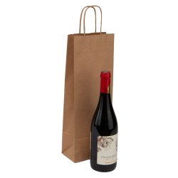 Sac kraft 1 bouteille