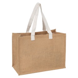 Sac jute Fabrique avec Amour 37X19X27 cm