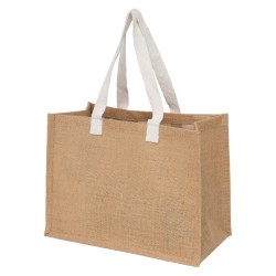 Sac jute Fabrique avec Amour 37X19X27 cm