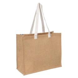 Sac jute Fabrique avec Amour 42X19X35 cm