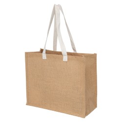 Sac jute Fabrique avec Amour 42X19X35 cm