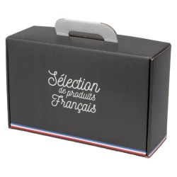 Valisette carton FSC gris produits francais