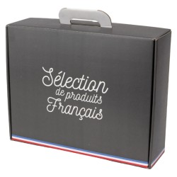 Valisette carton FSC gris produits francais