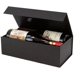 Boite carton noir imitation cuir Indispensable 32x18x10cm