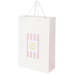 Sac-bouteille carton Voyage Estivale 24x10x35