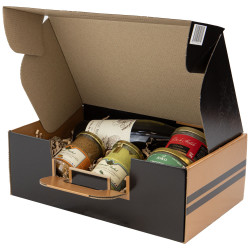 Valisette Carton Mon coffret degustation 34,5x22x12 cm