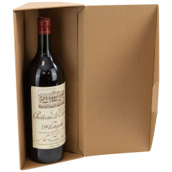 Coffret carton magnum triangulaire Kraft 39x17,5x15,5 cm