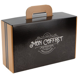 Valisette Carton Mon coffret degustation 34,5x22x12 cm