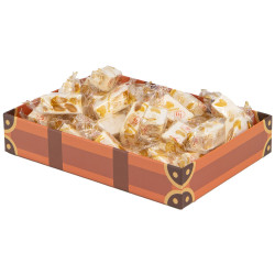 Corbeille carton rectangulaire motif Valise 20.5x14.5x3.8 cm