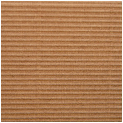 Corbeille Carton Rectangulaire Kraft Cannele 40x26x11 cm