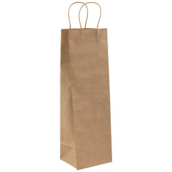 Sac Kraft rectangulaire Magnum Marron 14x12x45cm