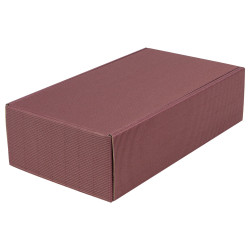 Coffret Carton Bordeaux 2 bouteilles 20x33,5x9 cm