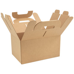 Coffret  Poignees Carton Kraft 48x33x17 cm