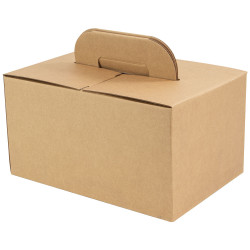 Coffret  Poignees Carton Kraft 48x33x17 cm