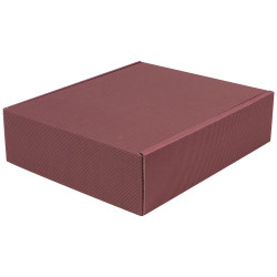 Coffret Carton Bordeaux 3 bouteilles 29,5x33,5x9 cm